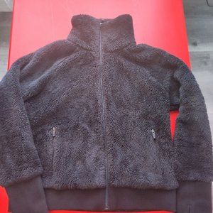 Athletic Works Sherpa fluffy sweatshirt black women's size L